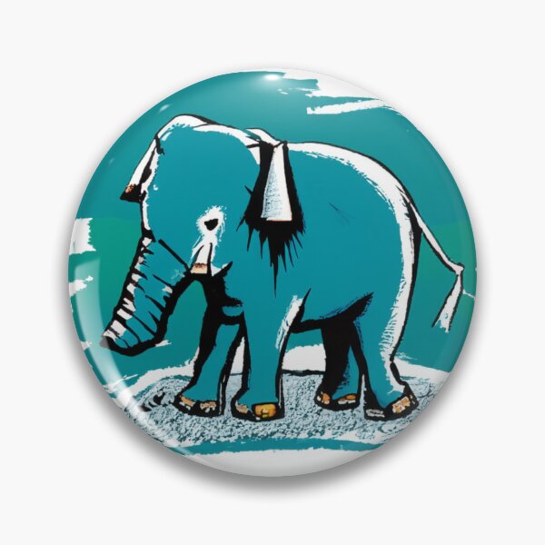 Item preview, Green Elephant - Painted designed and sold by SaturnSix.