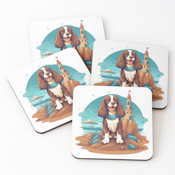 Item preview, Canine Castles - English Springer Spaniel designed and sold by HitsTheWaves.