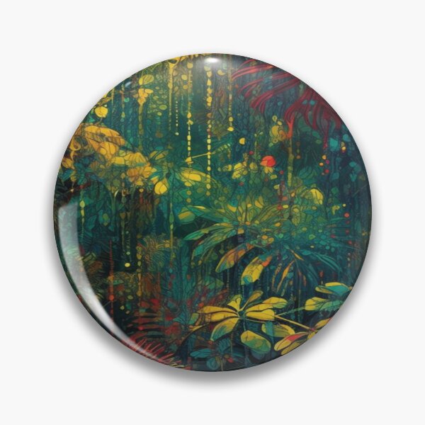 Item preview, Iridescent rain forest design designed and sold by Foxclothier.
