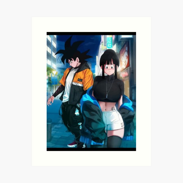 Goku Ultra Insinct 'Drip' Poster | Framed Art | Hip Hop Swag | DBZ | NEW |  USA