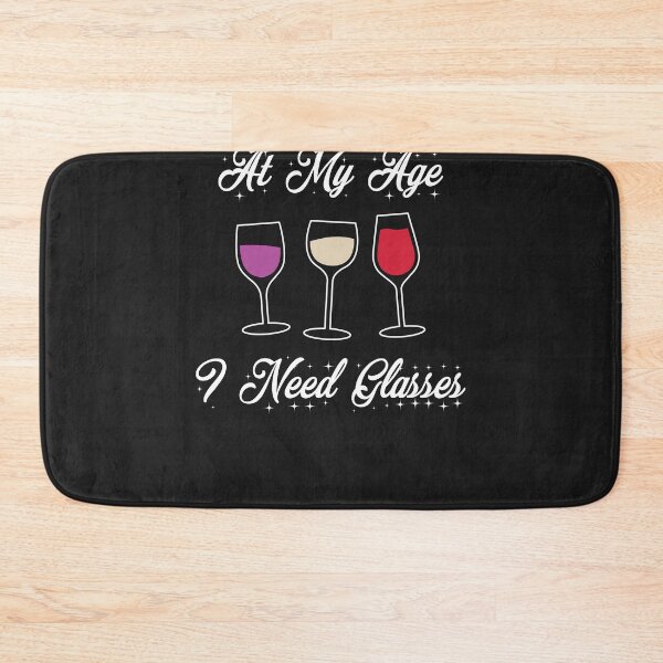 Item preview, At My Age I Need Glasses Rhinestone designed and sold by JameJoyDesigner.