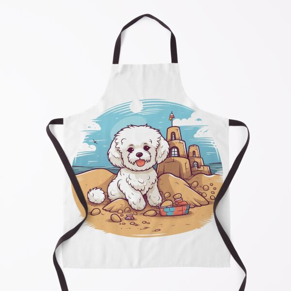 Item preview, Canine Castles - Bichon Frise designed and sold by HitsTheWaves.