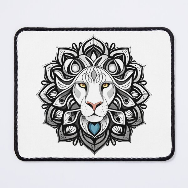 Item preview, Lion mandala designed and sold by MyStickeroonies.