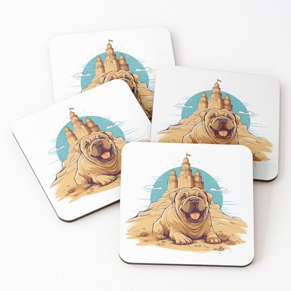 Item preview, Canine Castles - Shar Pei designed and sold by HitsTheWaves.