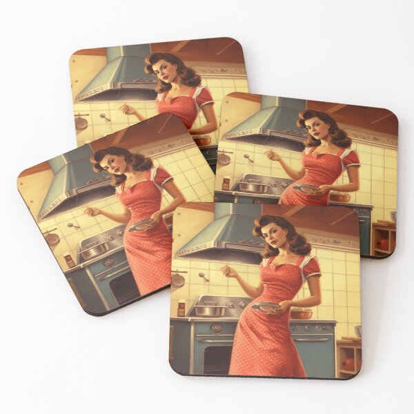 Item preview, A Pin Up Girl Cooking designed and sold by GoodOldVintage.