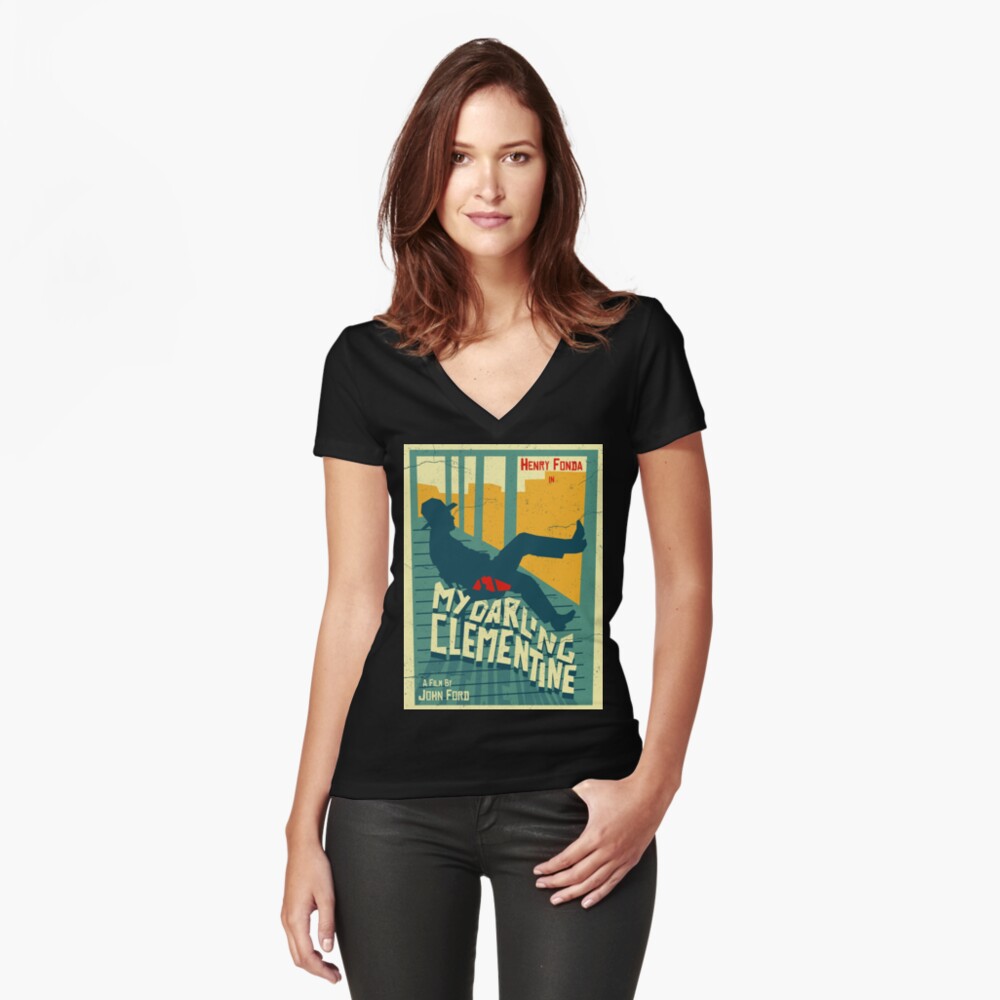 My Darling Clementine'', 1946, 3d movie poster T-Shirt by Movie World  Posters - Pixels