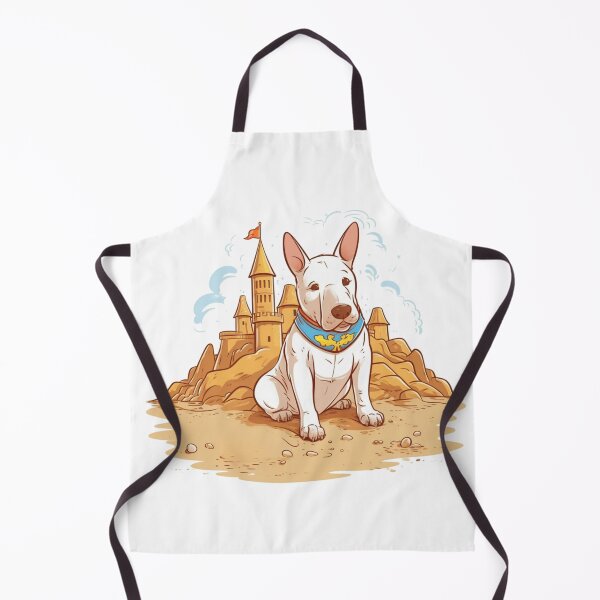 Item preview, Canine Castles - Bull Terrier designed and sold by HitsTheWaves.
