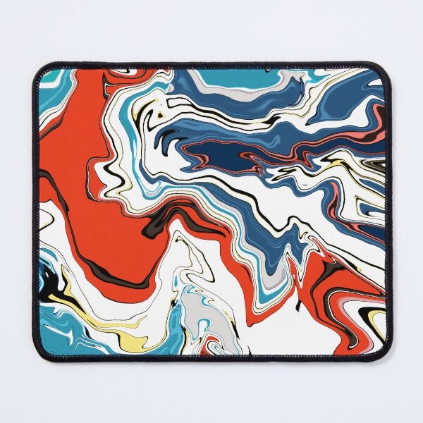 Item preview, Red blue white swirl designed and sold by awsomepatterns.