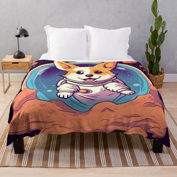 Item preview, Corgi in space designed and sold by Dog Lover.