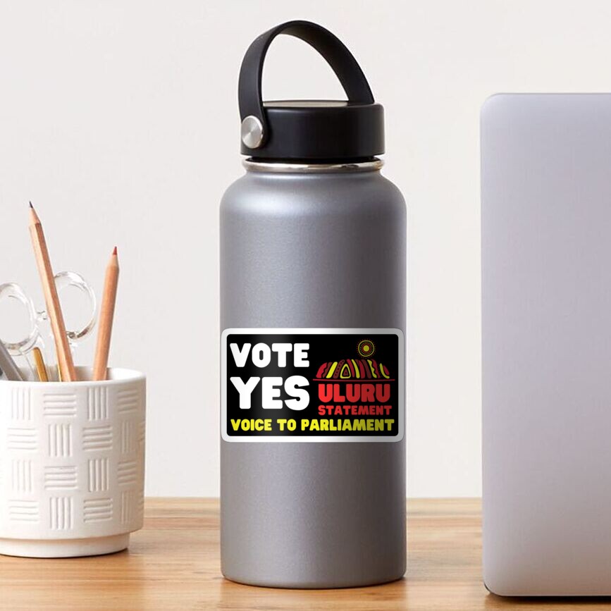 "Vote Yes Car Sticker" Sticker for Sale by DazArtDesigns Redbubble