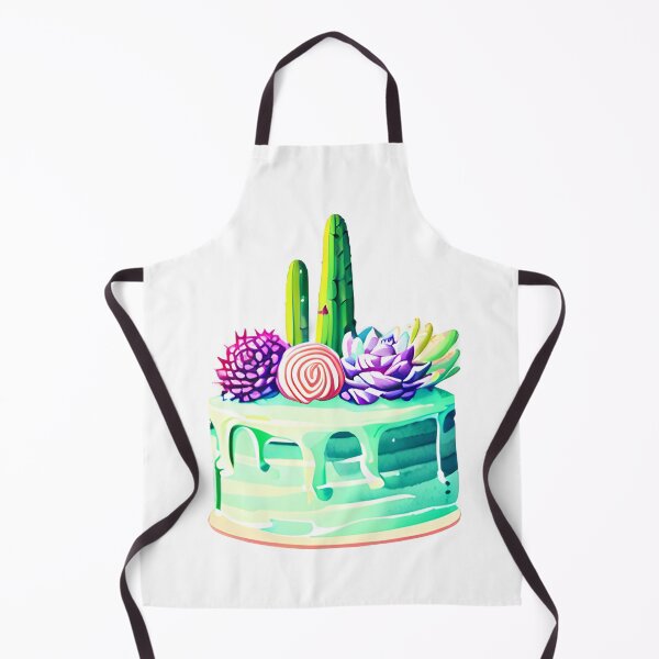 Item preview, Cactus and succulent cake designed and sold by WallabyJelly.