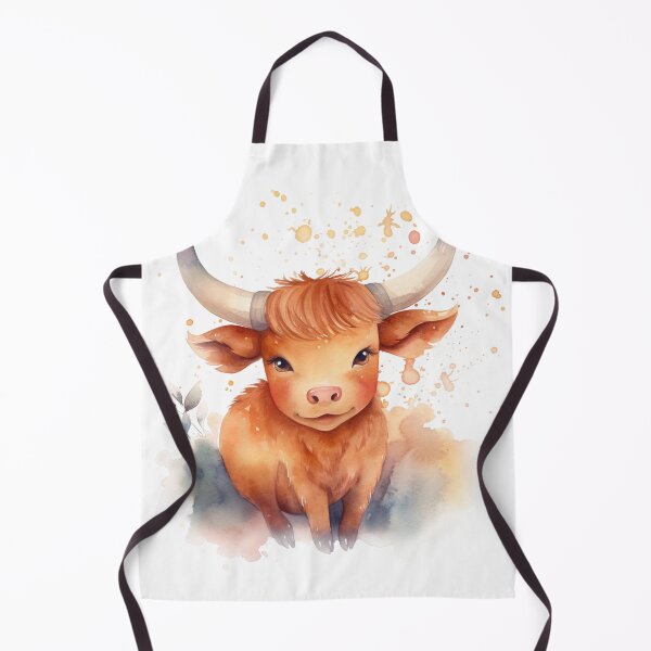 Item preview, Cute brown bull designed and sold by baggycatsworld.
