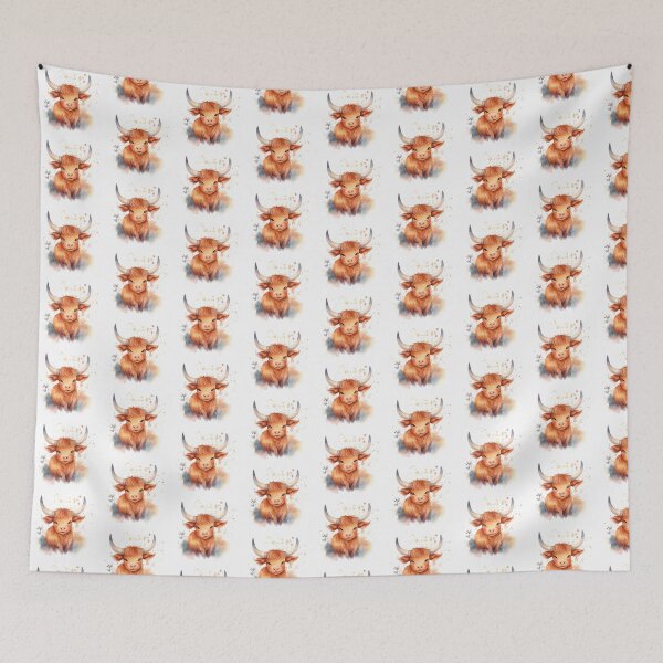 Item preview, Cute brown bull designed and sold by baggycatsworld.