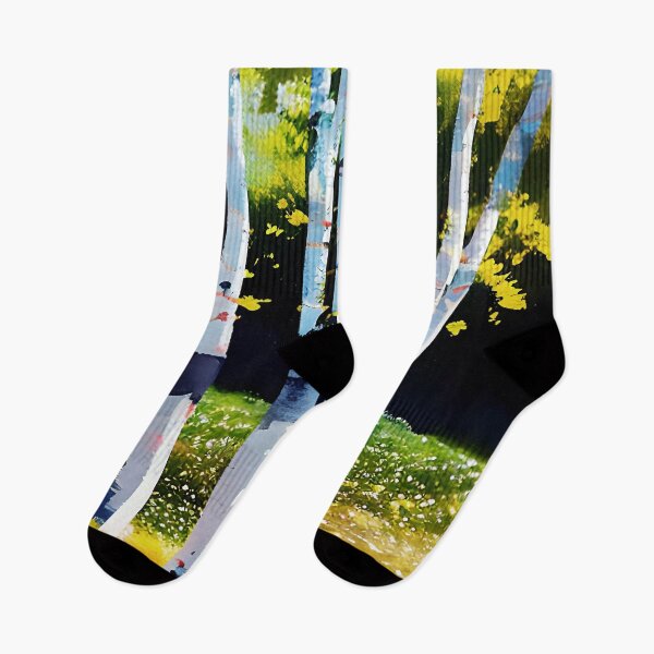Item preview, Sun on Birch Trees designed and sold by Dana Roper.
