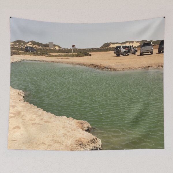 Item preview, Fishing in a Wild River in dakhla photography  designed and sold by Donutlovers.