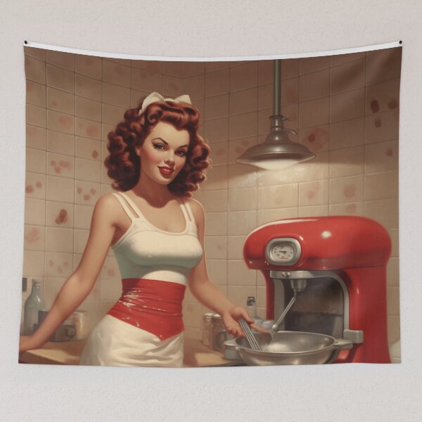 Item preview, A Pin Up Girl Baking designed and sold by GoodOldVintage.