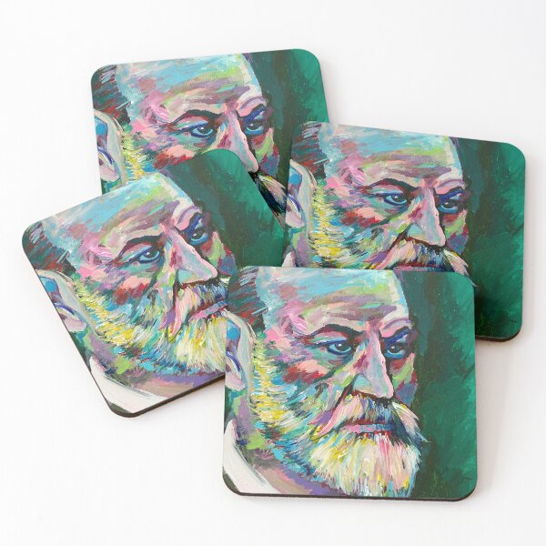 Item preview, SIGMUND FREUD acrylic portrait .3 designed and sold by lautir.