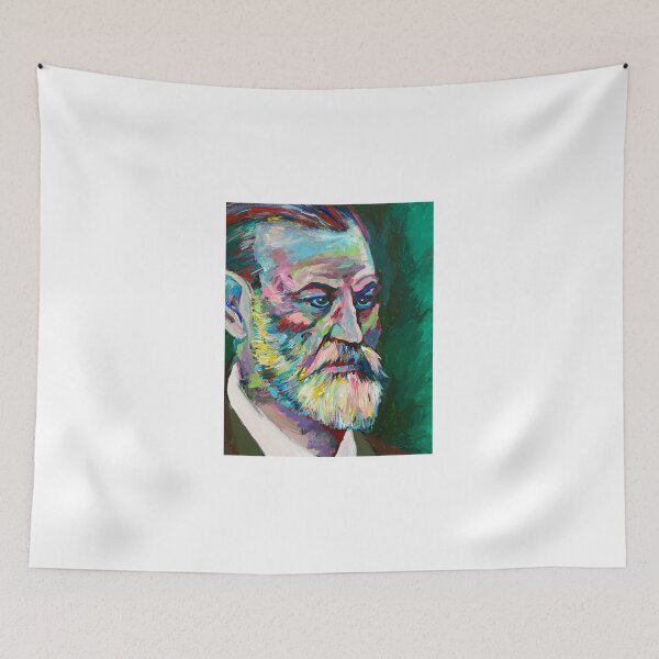 Item preview, SIGMUND FREUD acrylic portrait .3 designed and sold by lautir.