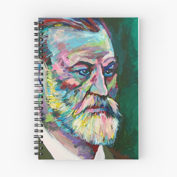 Item preview, SIGMUND FREUD acrylic portrait .3 designed and sold by lautir.