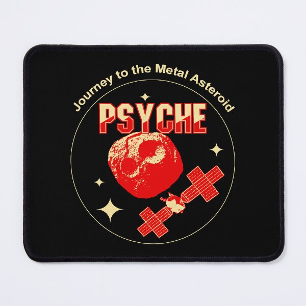 Item preview, Psyche mission to a metal asteroid logo (rich) designed and sold by SolidEarthArt.