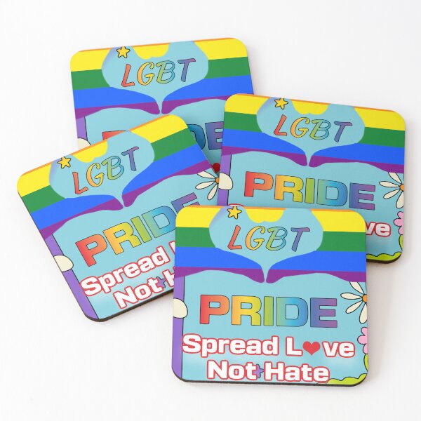 Item preview, LGBT PRIDE “ Spread Love Not Hate” designed and sold by Sassysue72.