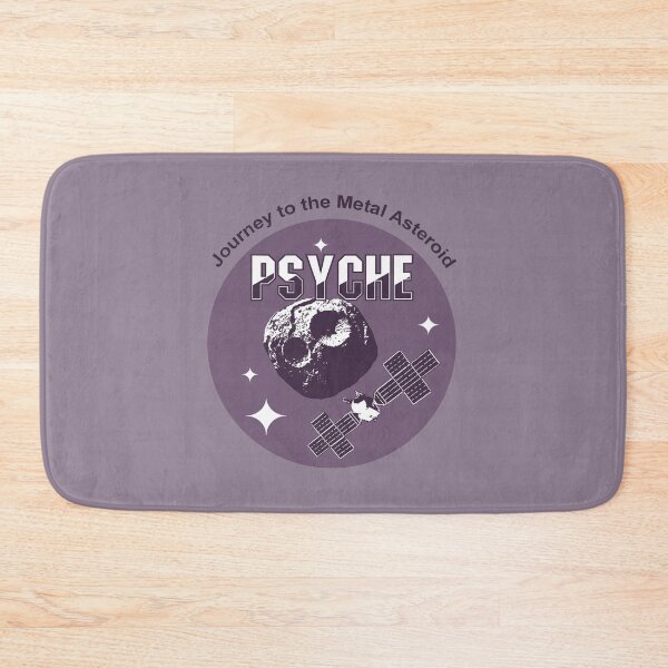 Item preview, Psyche mission to a metal asteroid logo (purple) designed and sold by SolidEarthArt.