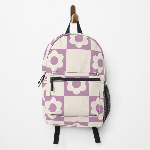 Item preview, Purple Flower Checkered designed and sold by SoulintheHome.