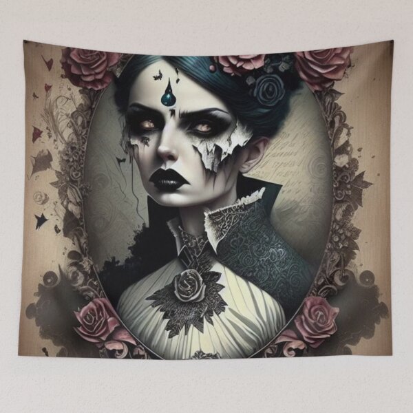Item preview, She's Falling Apart  designed and sold by BiancaDPetals.