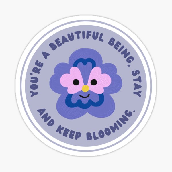 Item preview, stay & keep blooming designed and sold by Psychopasta.