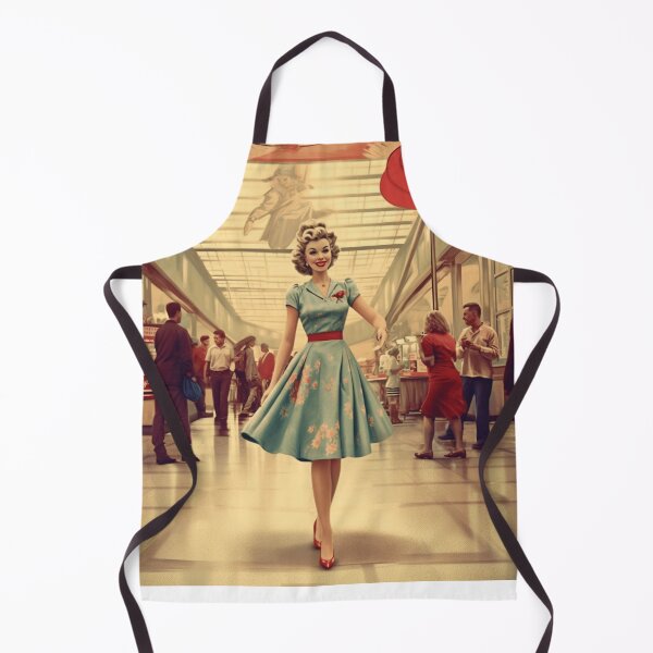 Item preview, A Pin Up Girl Walking at the Mall designed and sold by GoodOldVintage.