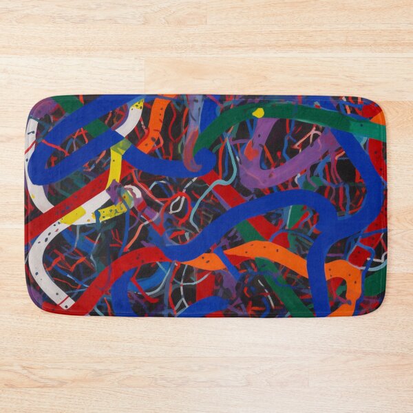 Item preview, Colorful abstract background pettern Color decorative element Geometric pop art designed and sold by PinkPinkArts.