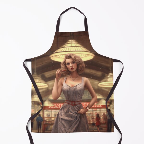 Item preview, A Pin Up Girl Walking at the Mall designed and sold by GoodOldVintage.