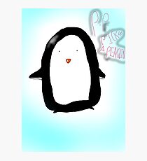 P-p pick up a penguin Photographic Print