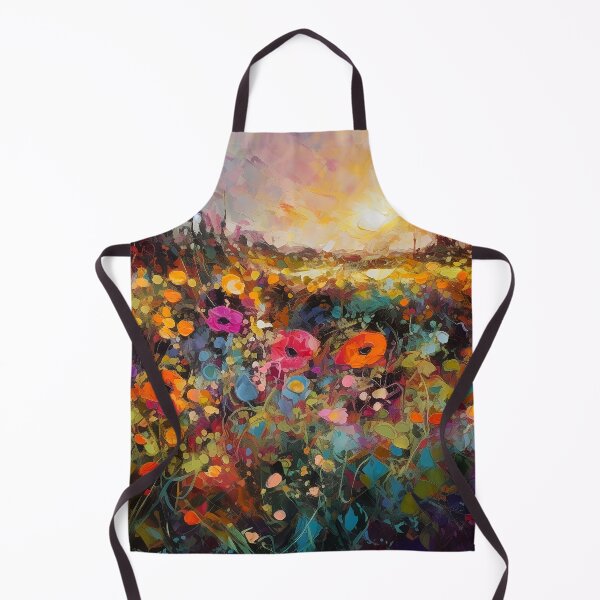 Item preview, Beautiful summer Floral Fields - Impressionistic landscape 4 designed and sold by Red Witch Art.