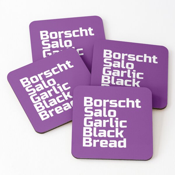 Item preview, Borscht Salo Garlic & Black Bread - Funny Ukrainian Food 		 designed and sold by cnruzddzim21.