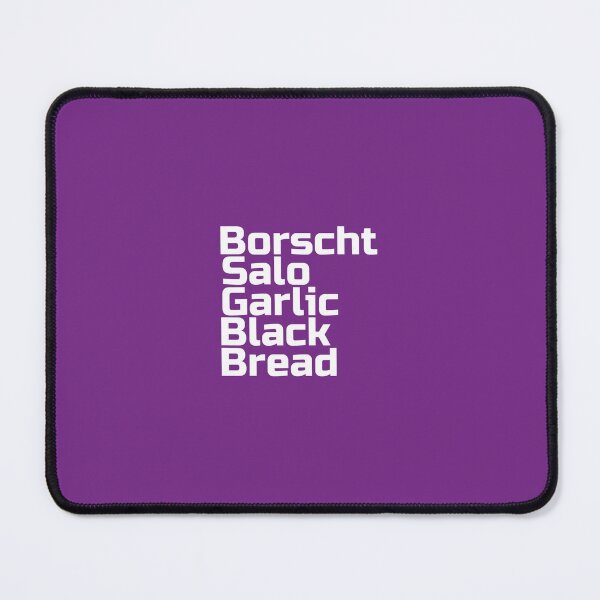 Item preview, Borscht Salo Garlic & Black Bread - Funny Ukrainian Food 		 designed and sold by cnruzddzim21.