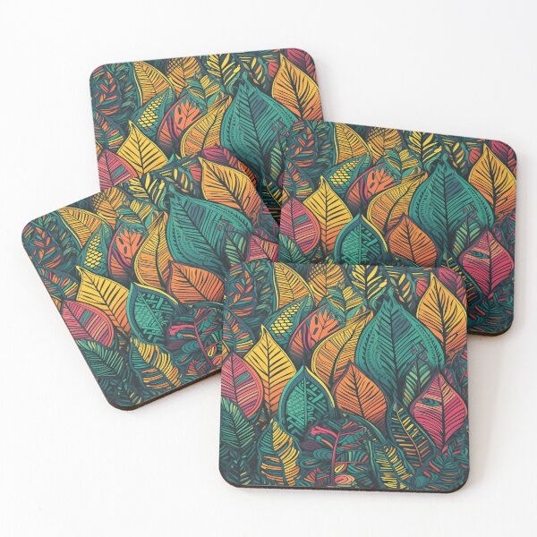 Item preview, Colorful Leaf design designed and sold by Foxclothier.