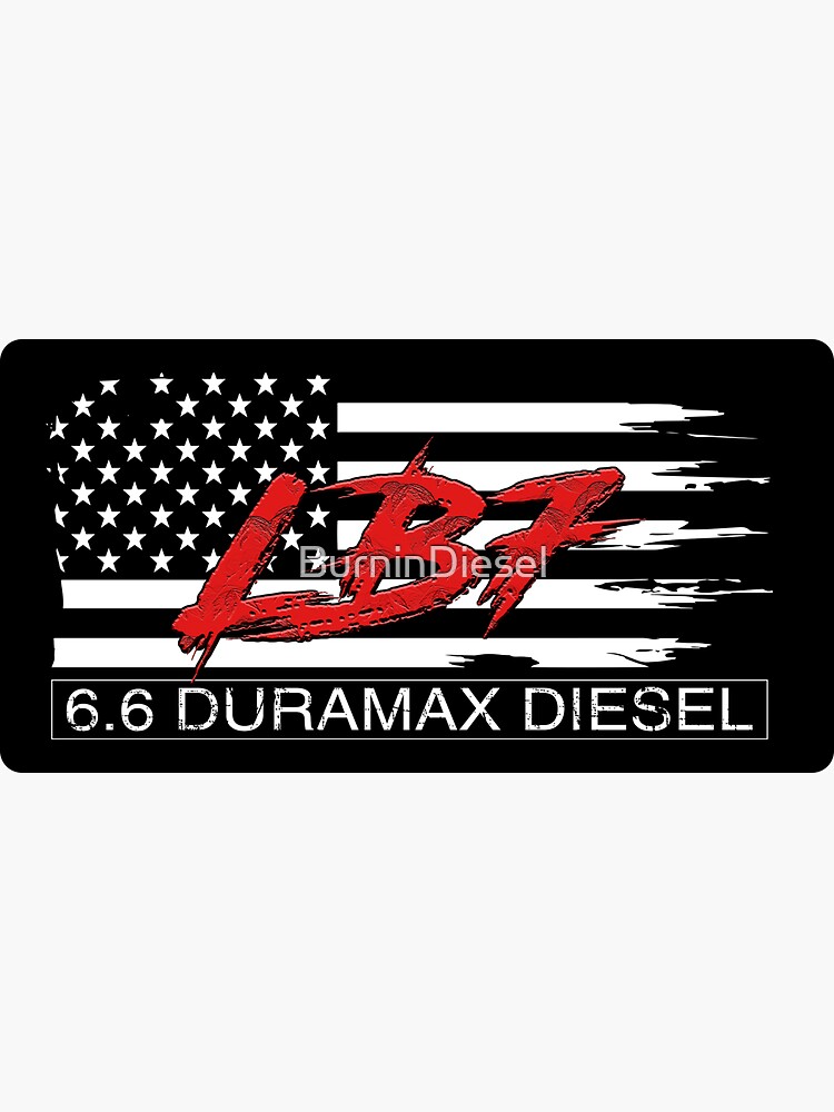 LB7 Duramax Diesel American Flag | Sticker