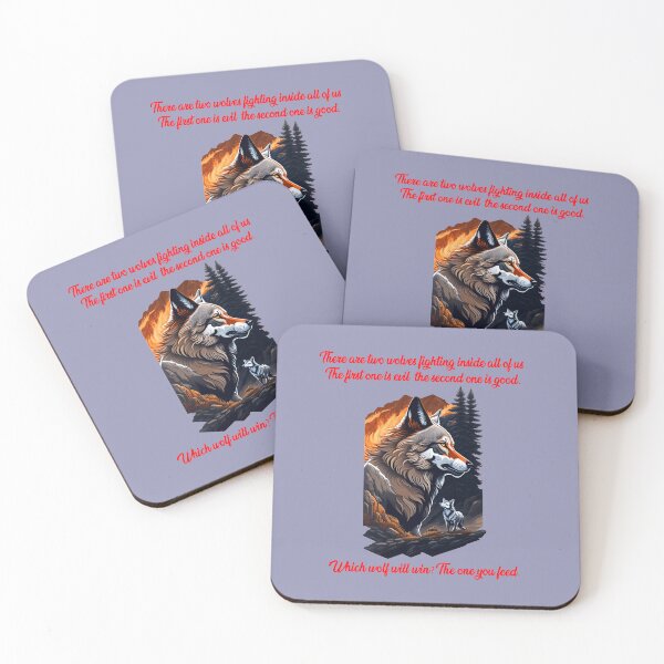 Item preview, Two Wolves Fighting... designed and sold by PosiPrints.