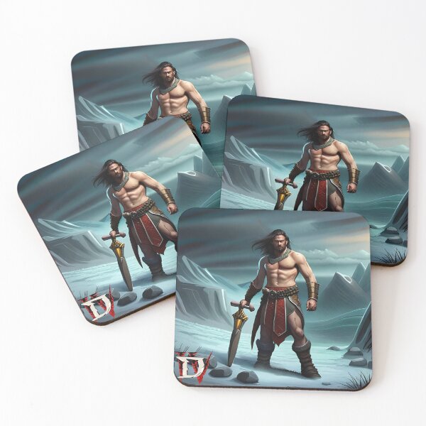Item preview, D4 Barbarian Artwork Pacific Islander designed and sold by ecdato.