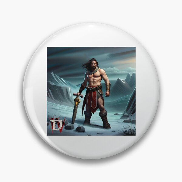 Item preview, D4 Barbarian Artwork Pacific Islander designed and sold by ecdato.