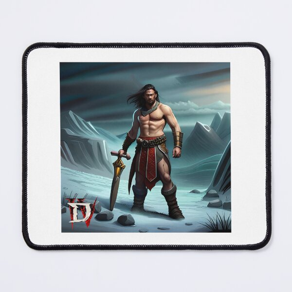 Item preview, D4 Barbarian Artwork Pacific Islander designed and sold by ecdato.