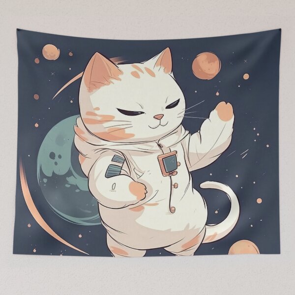 Item preview, Space cat dancing designed and sold by luxlasors543.