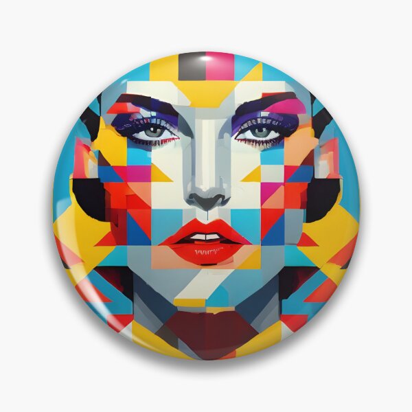 Item preview, Abstract Woman 01 | Geometric Beauty - Wall Art | Modern Minimalism designed and sold by Phoenix-Textile.