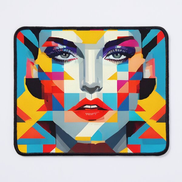Item preview, Abstract Woman 01 | Geometric Beauty - Wall Art | Modern Minimalism designed and sold by Phoenix-Textile.