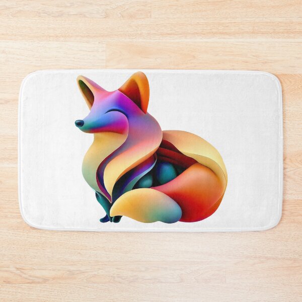 Item preview,  minimalistic colorful fox designed and sold by luckymando.