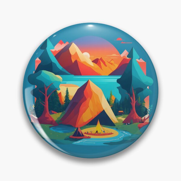 Item preview, Camp at Sunset designed and sold by dartlink.