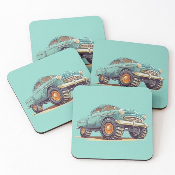 Item preview, Cartoon Retro Monster Car designed and sold by Digital-Livvy.