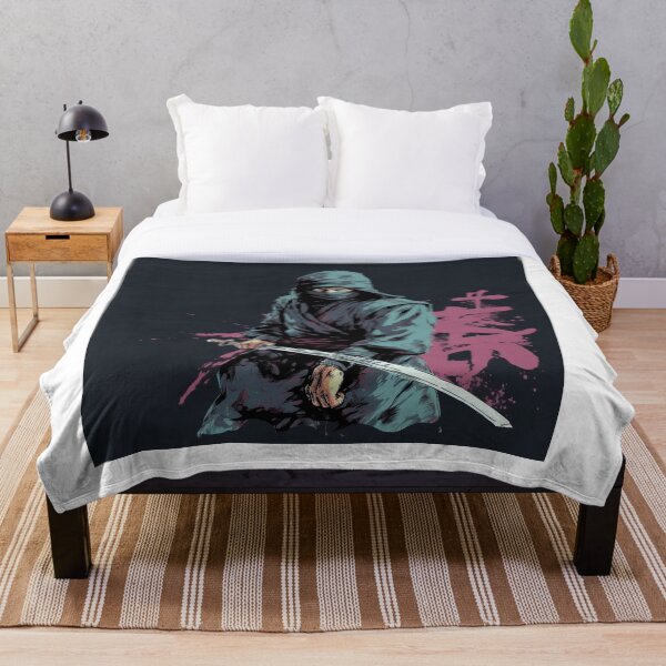 Item preview, Aesthetic Vintage Ninja in Retro Style designed and sold by TMDNE.