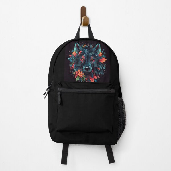 Item preview, Wolf with Flowers designed and sold by Adam Arts.
